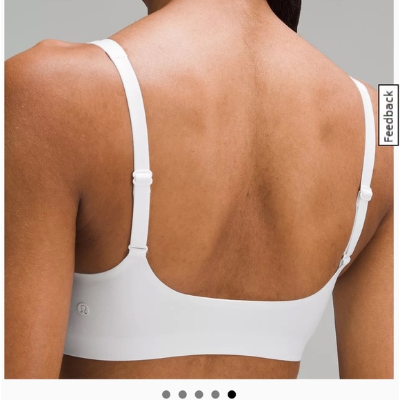 LULULEMON- Wundermost Ultra-Soft Nulu Scoop-Neck Bralette white
A-D Cups - Picture 2 of 5